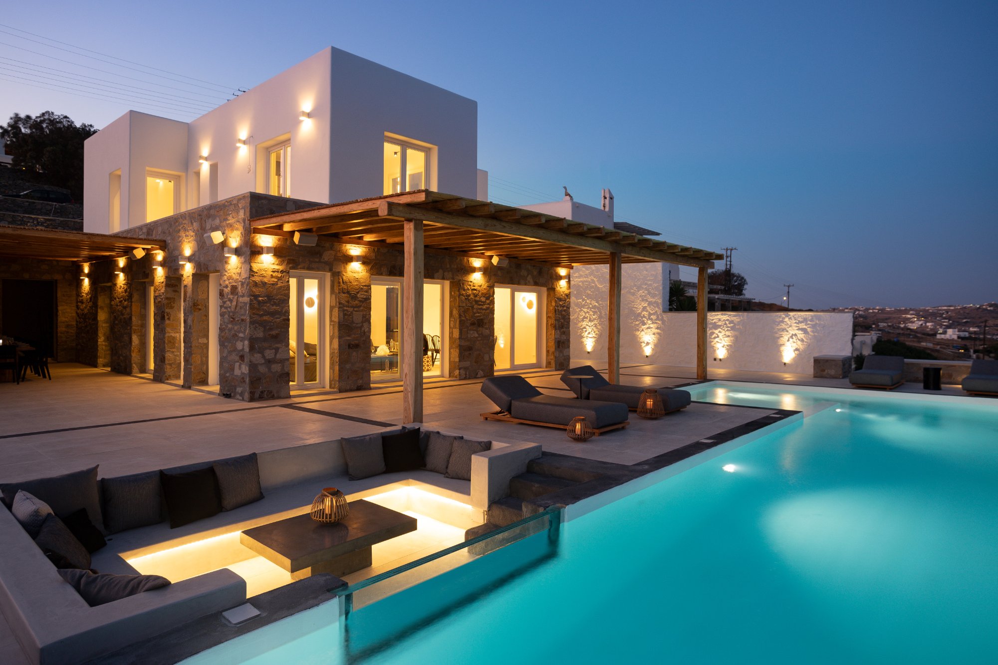 Villa Phaedra — Outdoor Areas — Aleomandra, Mykonos