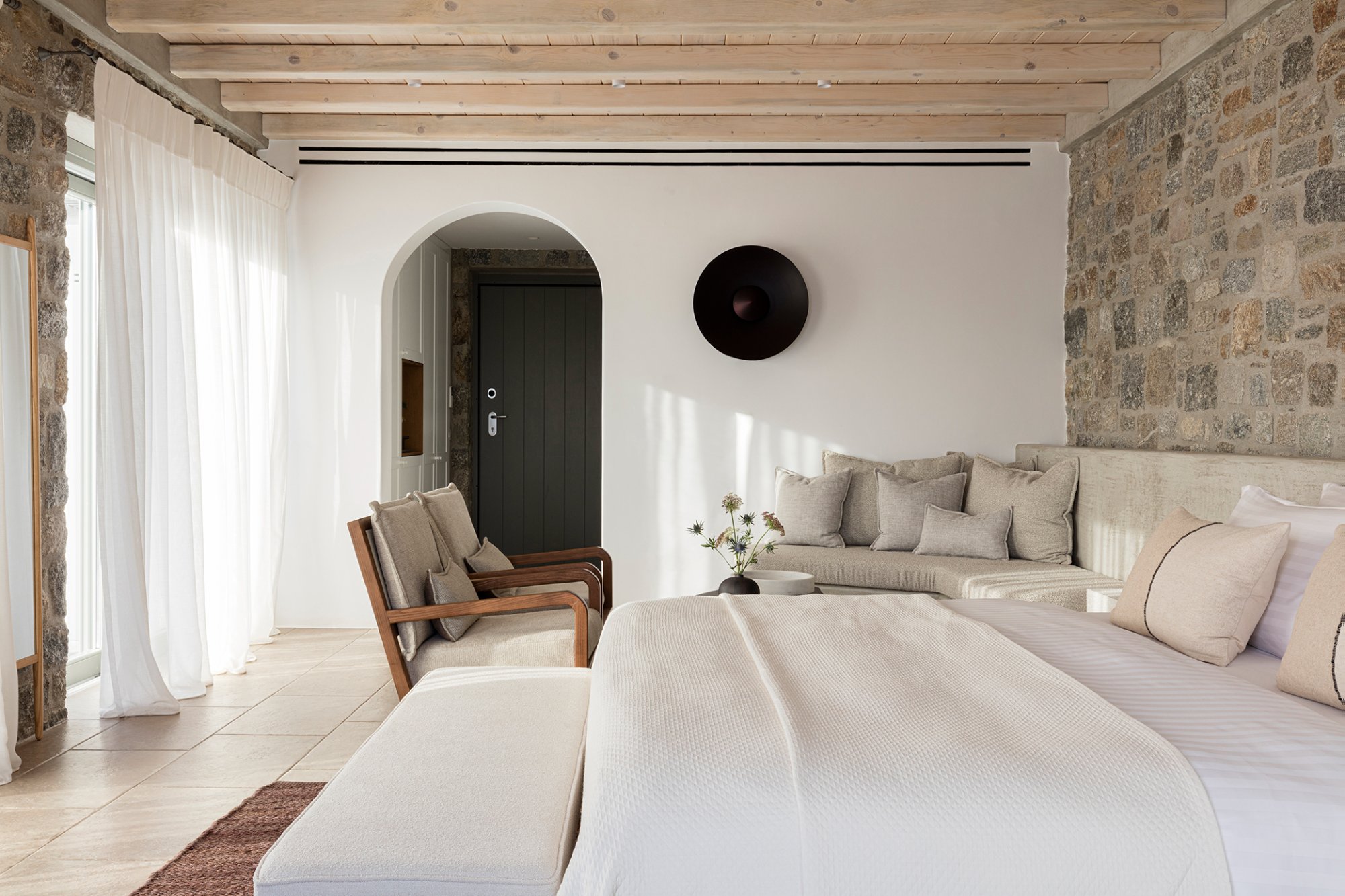 Villa Rhoe — Bedroom 4 — Kalo Livadi, Mykonos