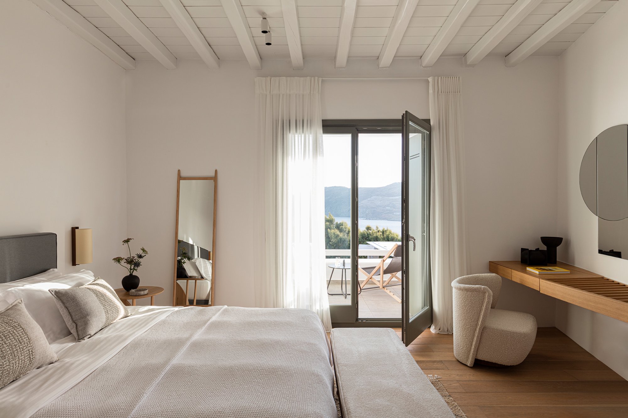 Villa Rhoe — Bedroom 1 — Kalo Livadi, Mykonos