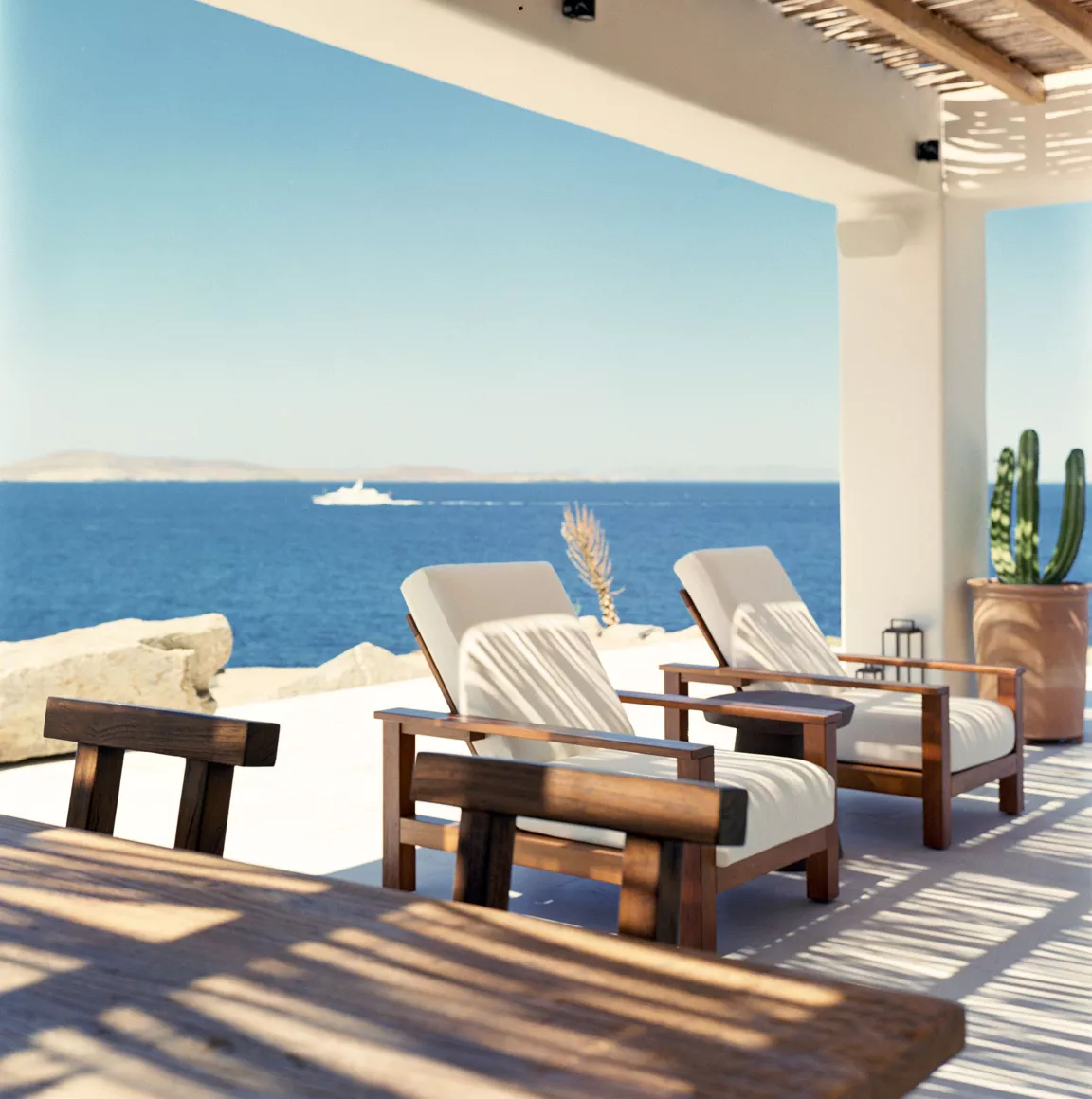 Villa Thalassa — Views — Kanalia, Mykonos