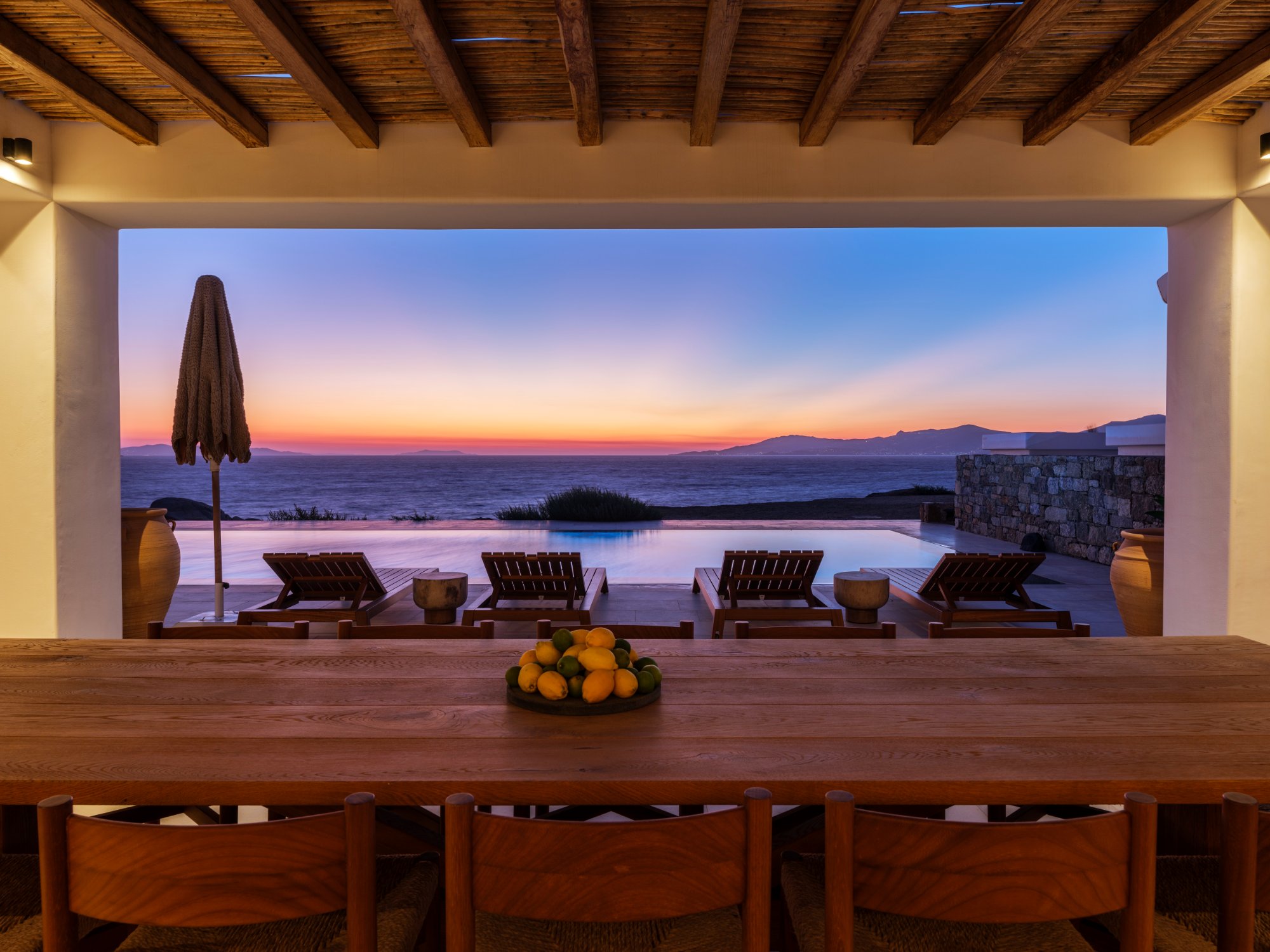 Villa Thalassa — Views — Kanalia, Mykonos