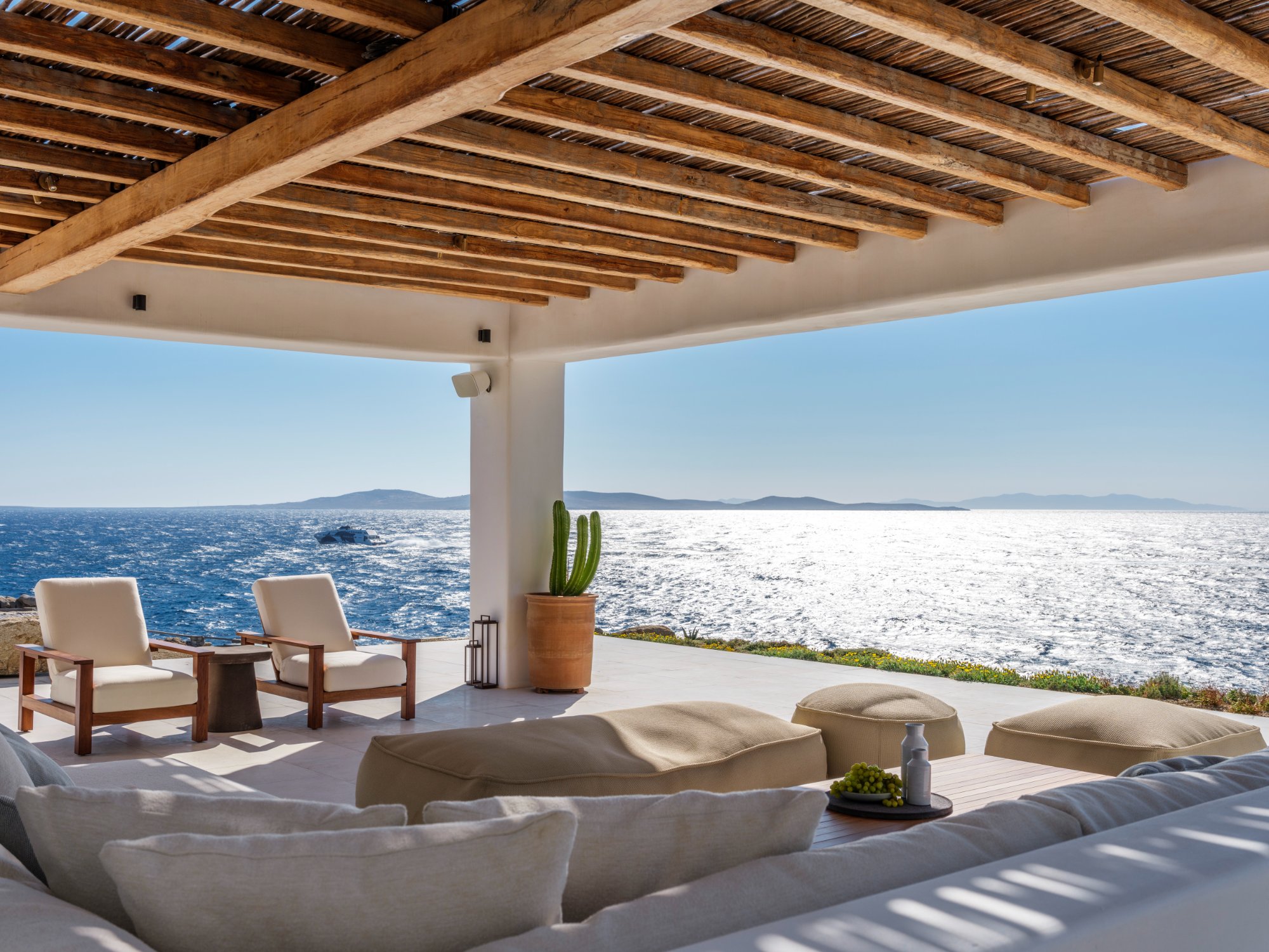 Villa Thalassa — Views — Kanalia, Mykonos