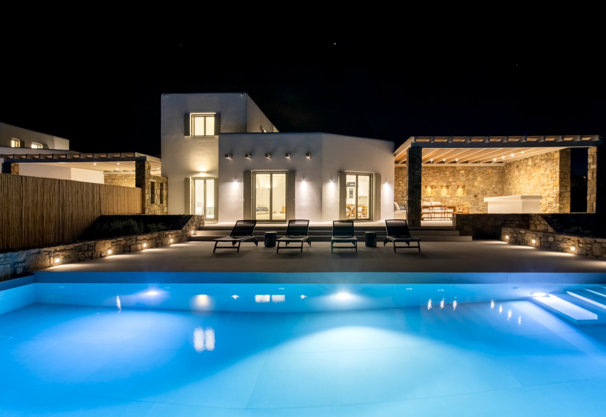 Villa Thera — Outdoor Areas — Kalafatis, Mykonos
