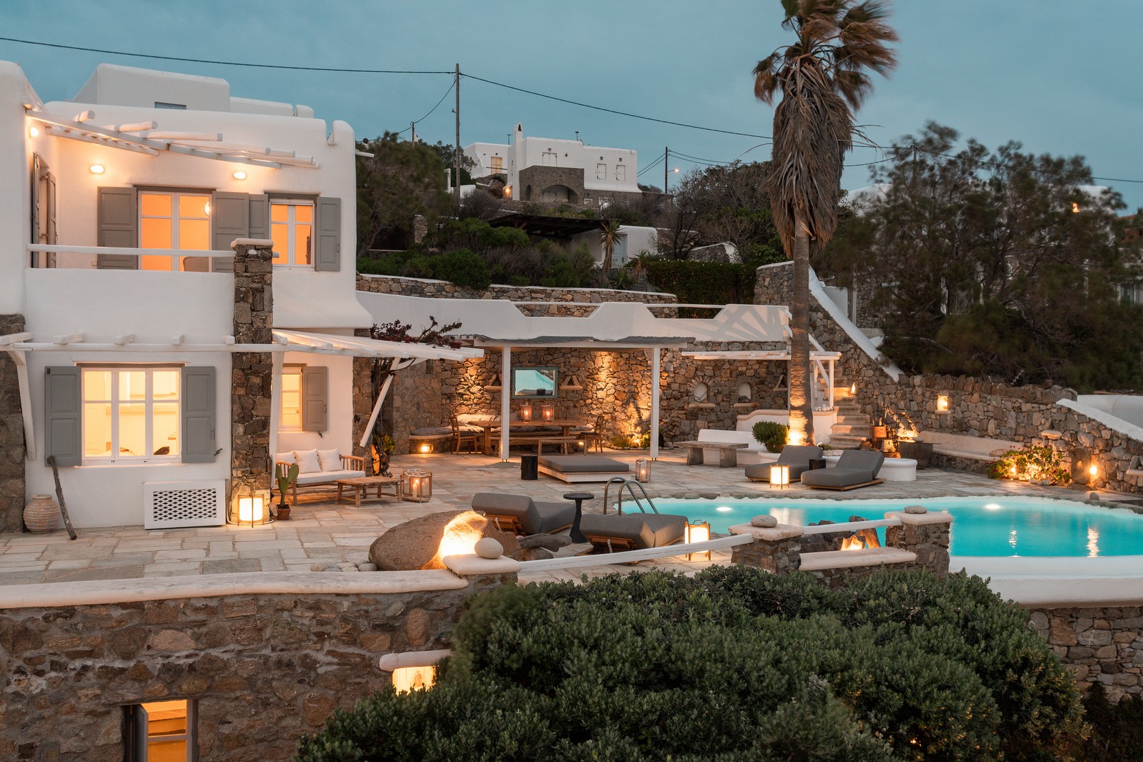 Villa Zephyros — Pool — Aleomandra, Mykonos