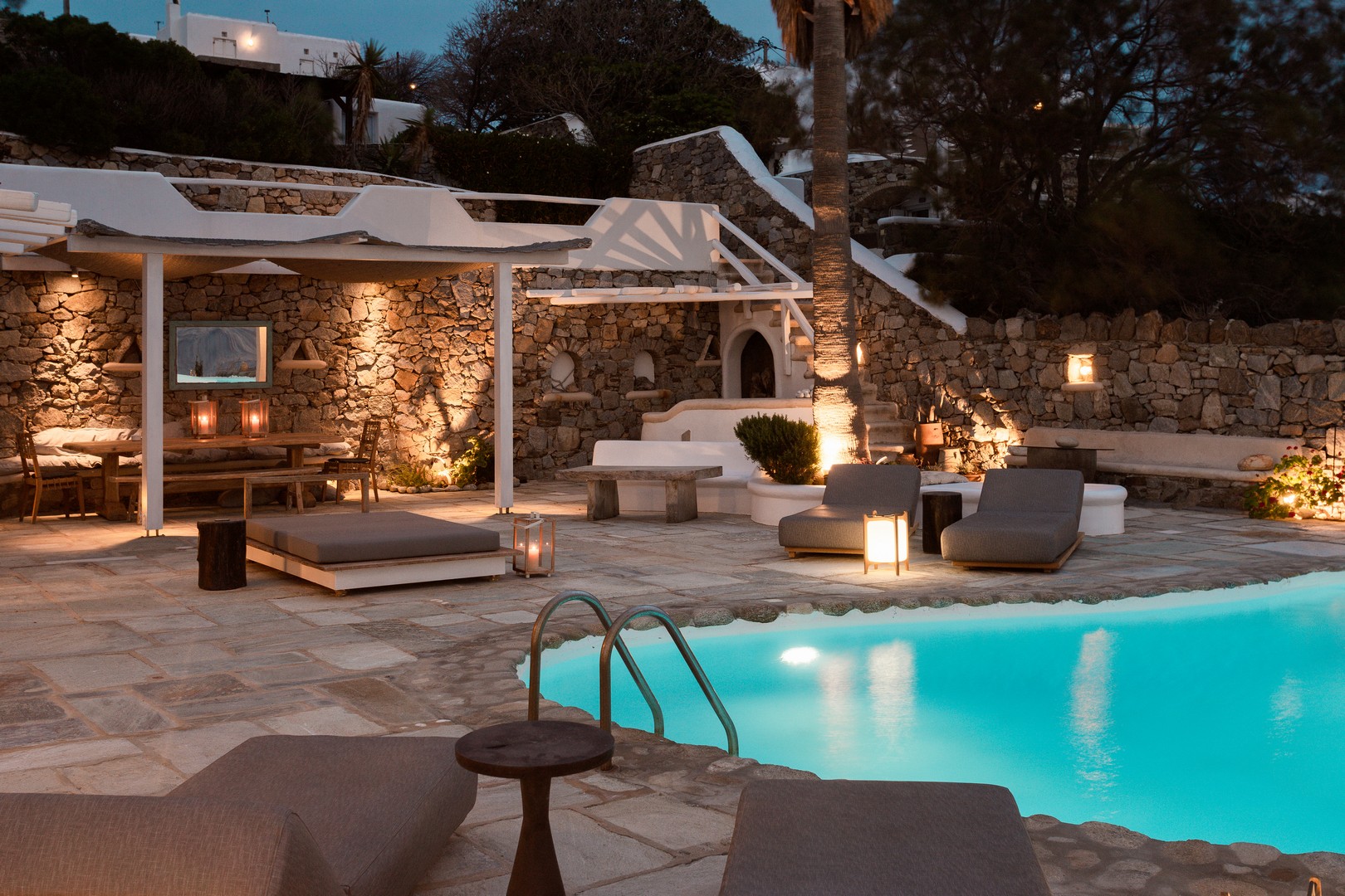 Villa Zephyros — Pool — Aleomandra, Mykonos