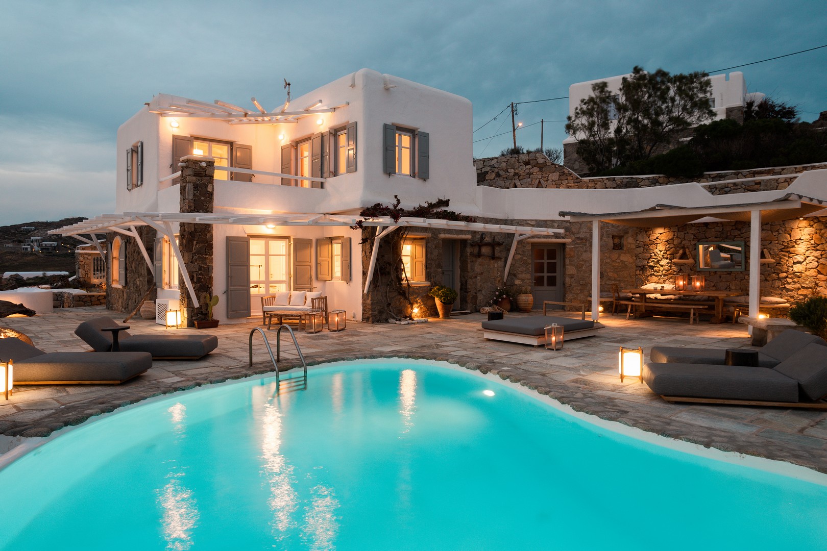 Villa Zephyros — Pool — Aleomandra, Mykonos